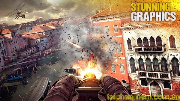 Game bắn súng FPS cho Android Modern Combat 5